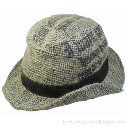 Fashionable Men's Sinamay Hat with Black GG Band